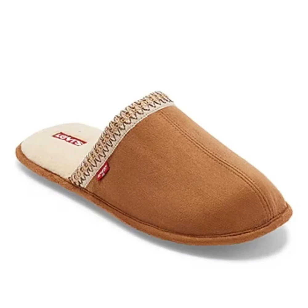 Levi's Mens Memory Foam Insole Slip‎ On Slipper, Large (9.5-10.5)